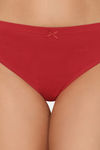 Rosaline Cotton Comfort Medium Rise Full Coverage Bikini Panty (Pack of 3) - Multicolor — thumbnail 5